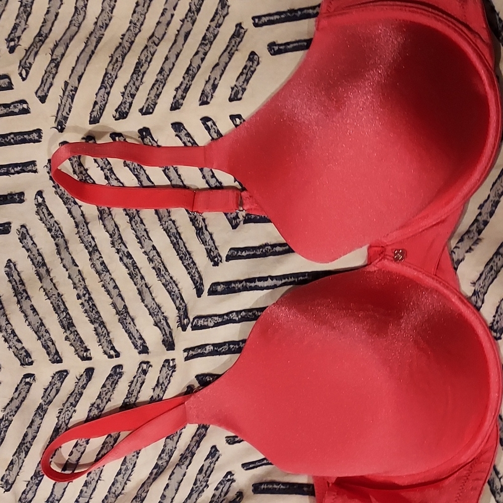 Pink/red Breezies bra